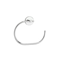 Porta salviette ad anello da muro serie nexos - fissaggio incollo o viti