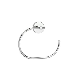 Porta salviette ad anello da muro serie nexos - fissaggio incollo o viti