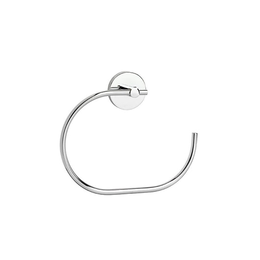 Porta salviette ad anello da muro serie nexos - fissaggio incollo o viti