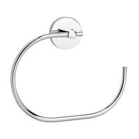 Porta salviette ad anello da muro serie nexos - fissaggio incollo o viti