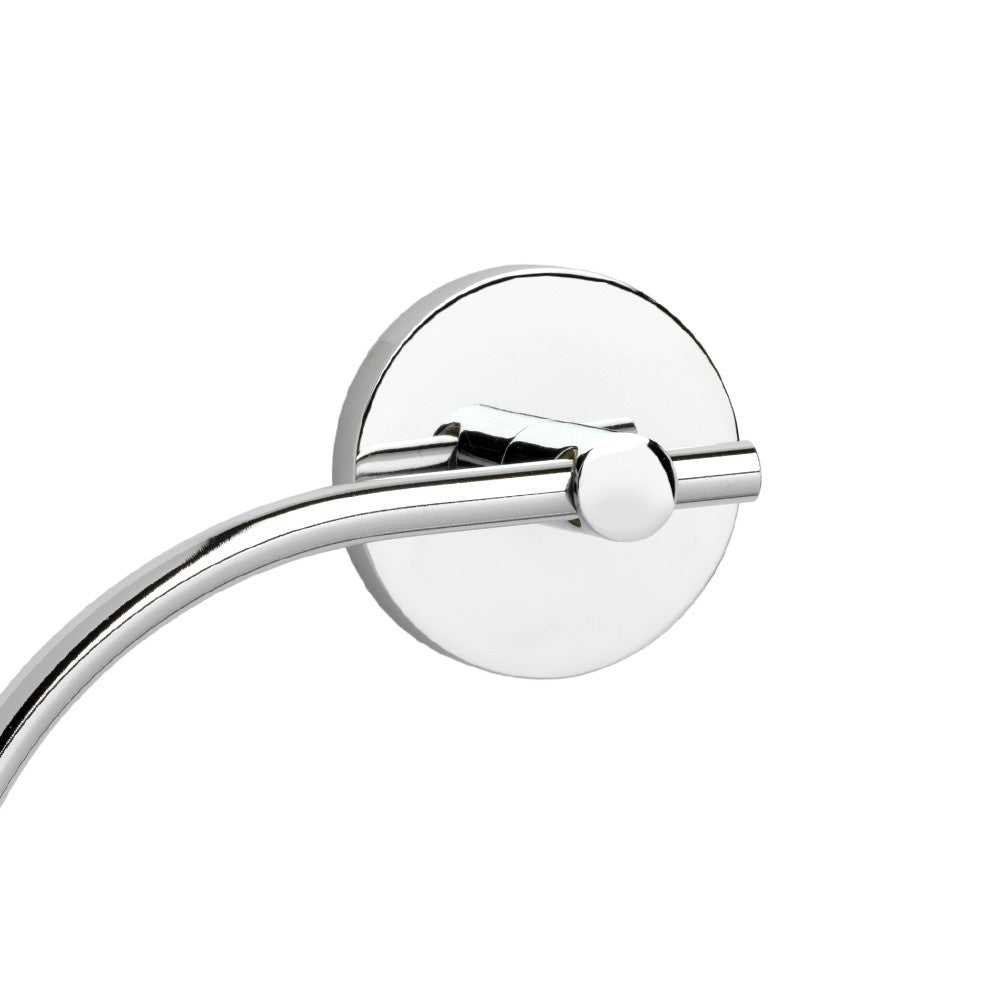 Porta salviette ad anello da muro serie nexos - fissaggio incollo o viti