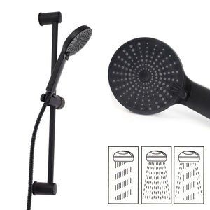 Saliscendi doccia universale nero opaco