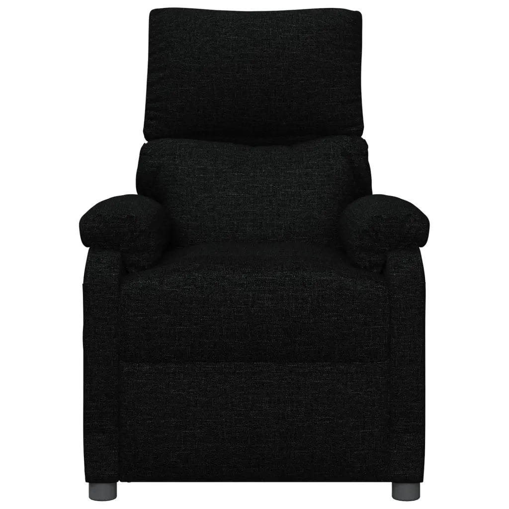 Poltrona Elettrica Massaggiante Reclinabile Nera in Tessuto cod mxl 31728