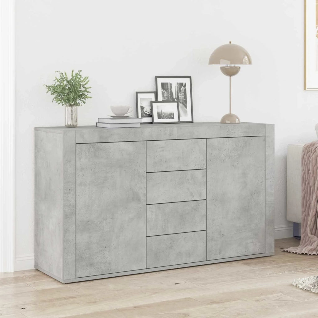 Credenza Grigio cemento 120 x 36 x 69 cm Legno multistrato 3333859