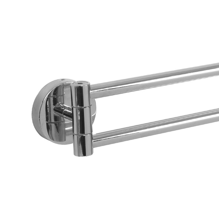 Porta salviette a snodo da parete serie nexos - fissaggio incollo o viti