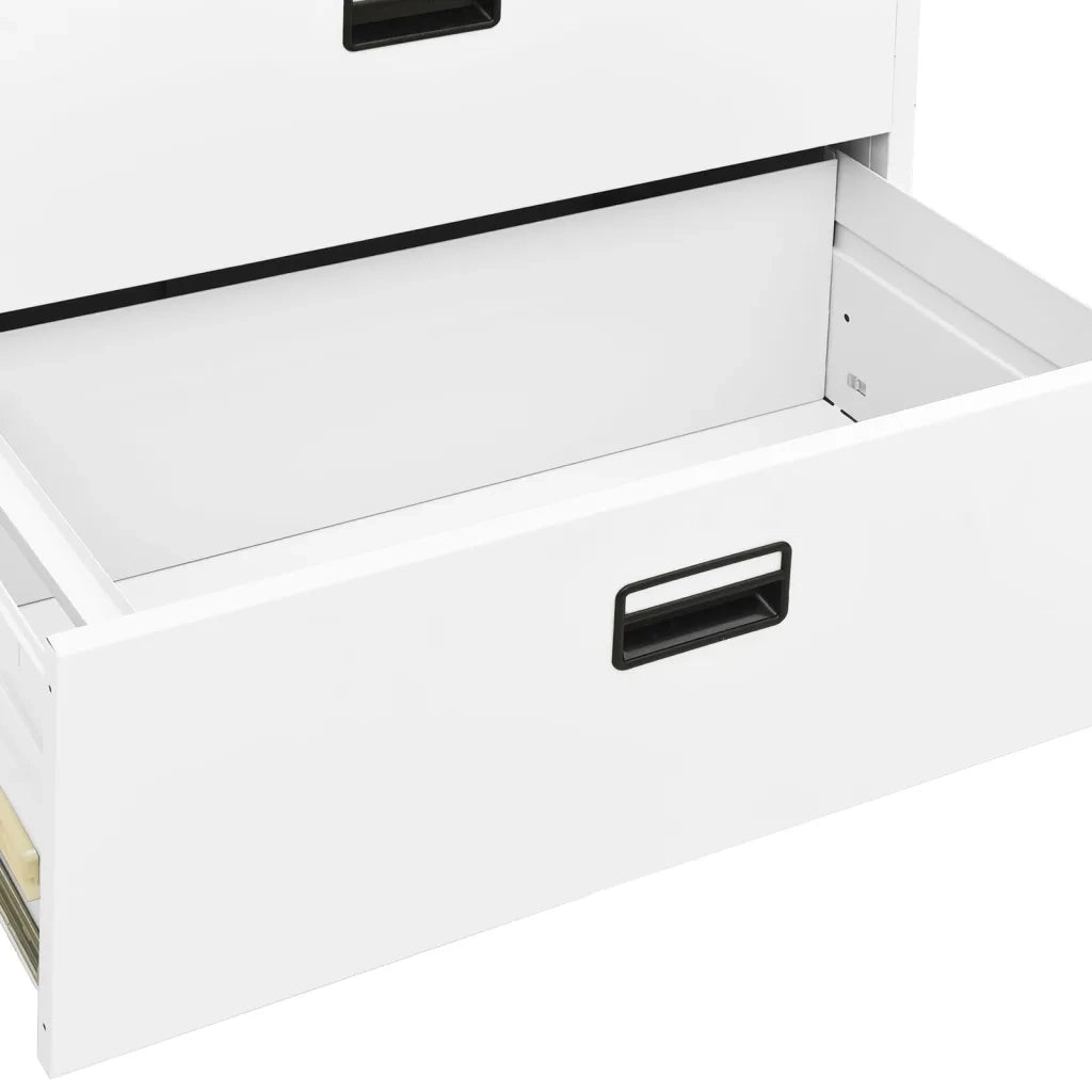 Armadio Classificatore Bianco 90x46x72,5 cm in Acciaio 336286