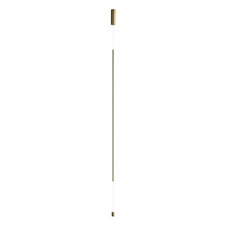 Daisho Sospensione Verticale LED 28W 3000K CRI90 IP20 - Lampadario Design in Alluminio Finitura Oro - Rossini Illuminazione