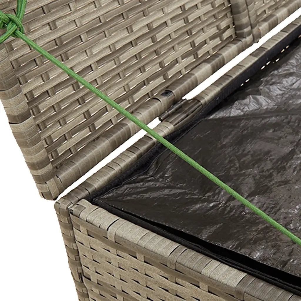 Contenitore da Giardino Grigio 291L in Polyrattan CFW5518446