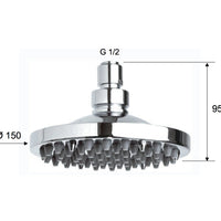 Soffione a pioggia 60 getti rain