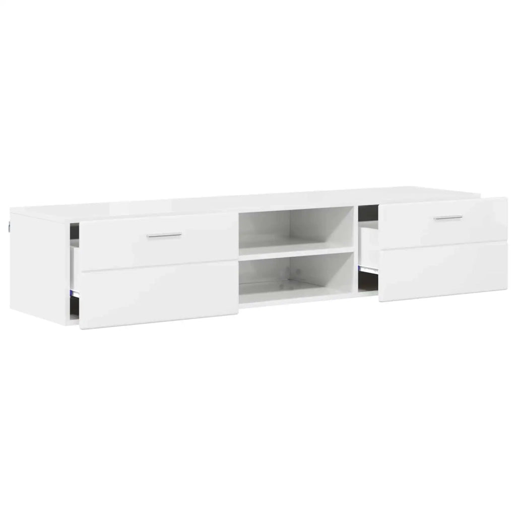 Armadio in Legno con cassetto Grigio cemento 150 x 39 x 30 cm CFW3061157