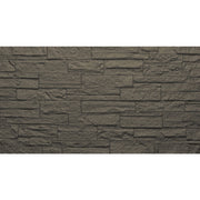 Pannello decorativo effetto pietra mattoni 3D set 12 pz 8,6 mt2 rivestimento murale in PU 120 x 60 x 2,5 Grigio Ardesia