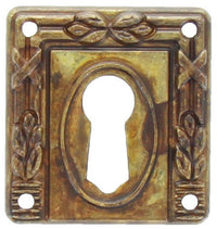 bocchetta antichizzata art.30060 mm.33x35 ottone antico cod:ferx.20637