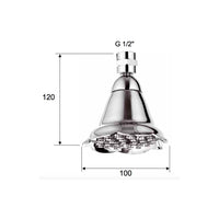 Soffione a pioggia 30 getti bell