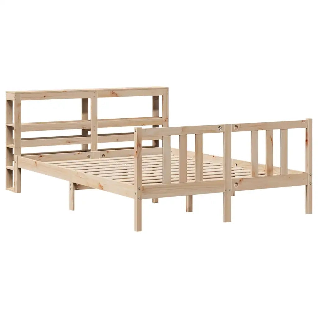 vidaXL Giroletto con Testiera 120x200 cm in Legno Massello di Pino