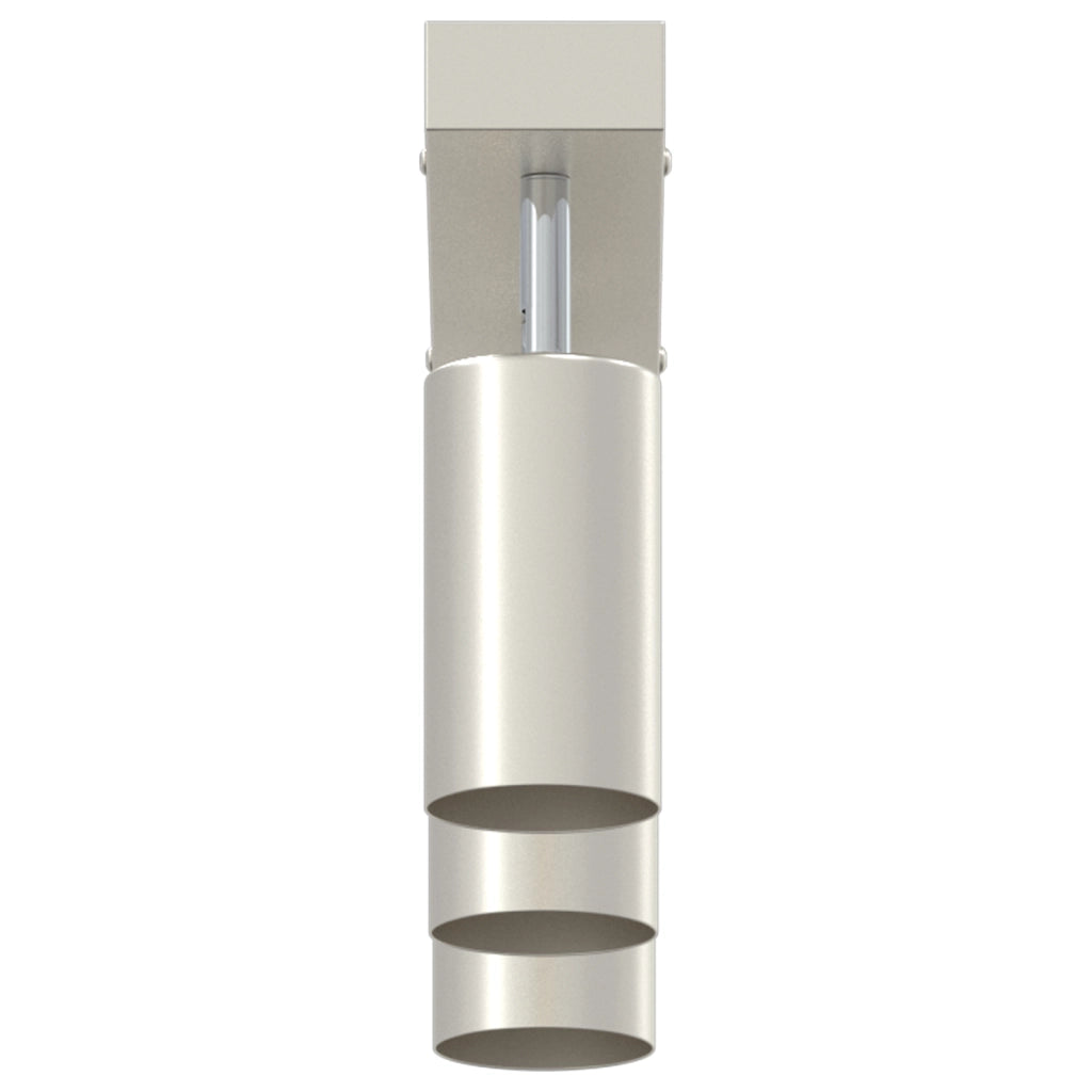 Faretto da soffitto 3 Vie Regolabile Nichel Spazzolato GU10