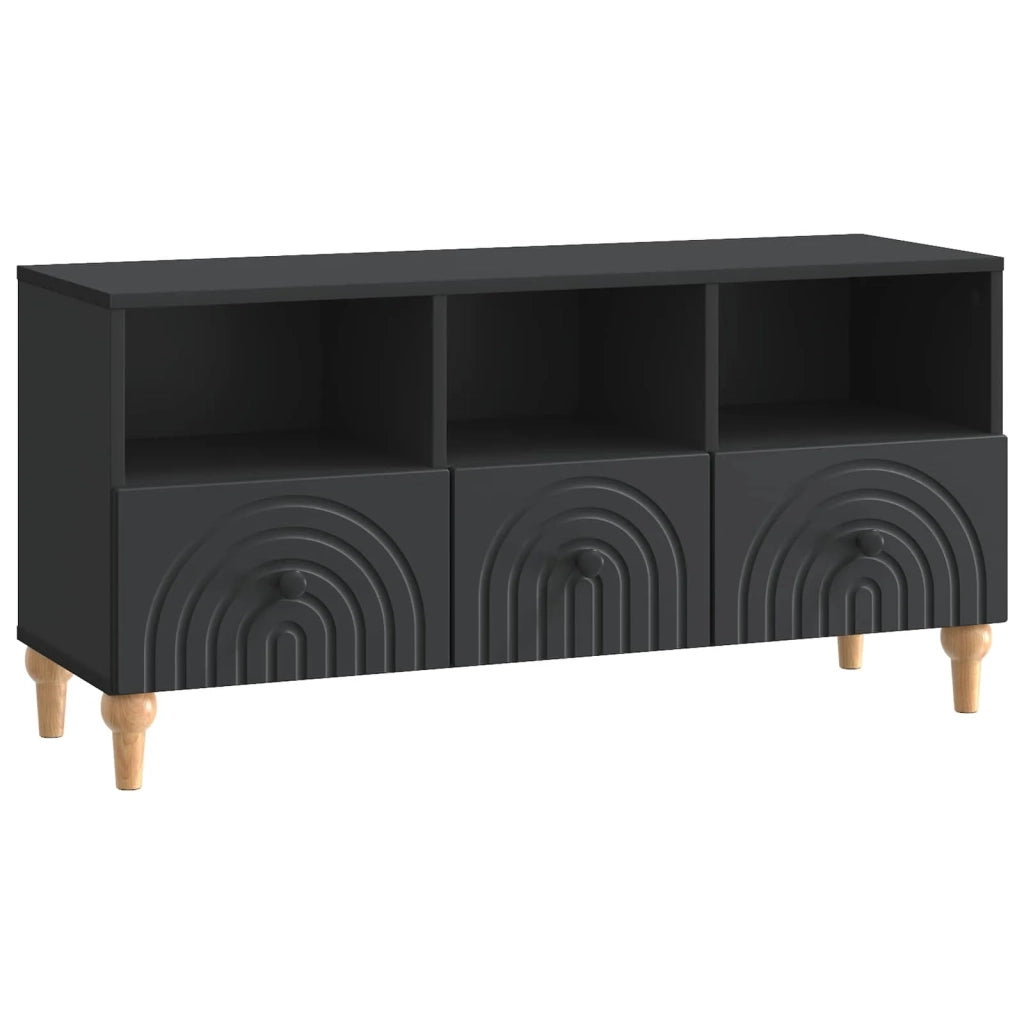 Mobile TV-Credenza per TV Nero 102 x 34,5 x 50 cm Legno ingegnerizzato 147241