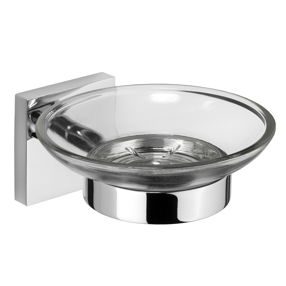 Porta sapone da muro serie xeno - fissaggio incollo o viti