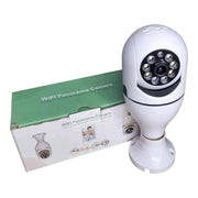 TELECAMERA SORVEGLIANZA WIFI PANORAMA CAMERA IP E27 (8177)