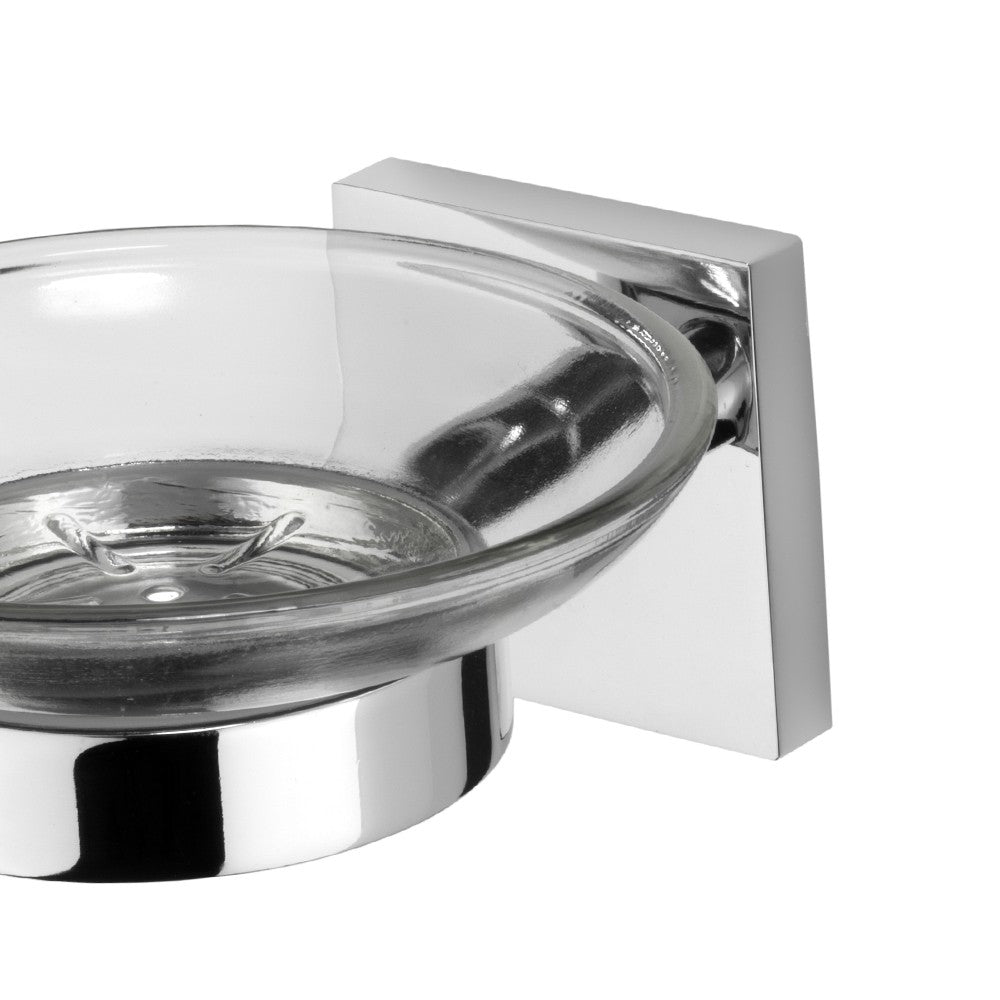 Porta sapone da muro serie xeno - fissaggio incollo o viti