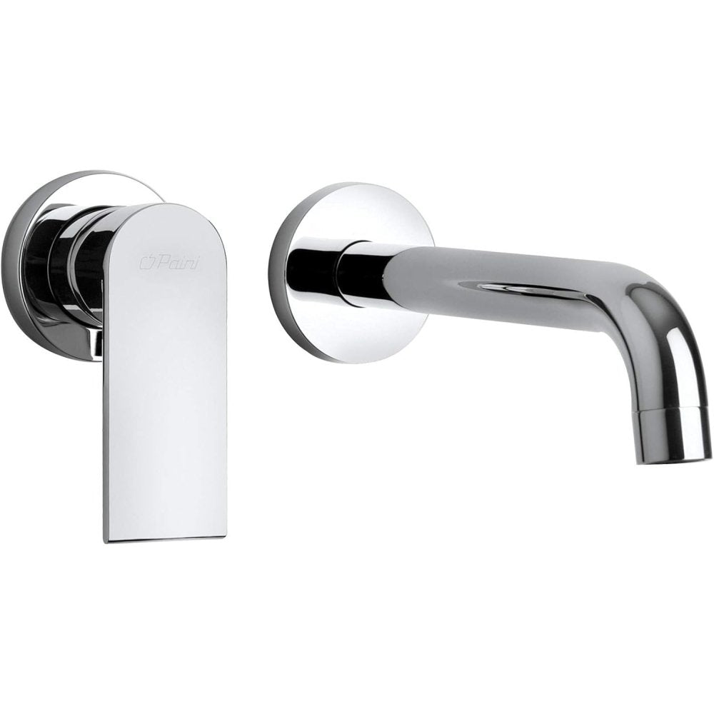 Ghibli miscelatore lavabo a muro cromato paini 44cr208