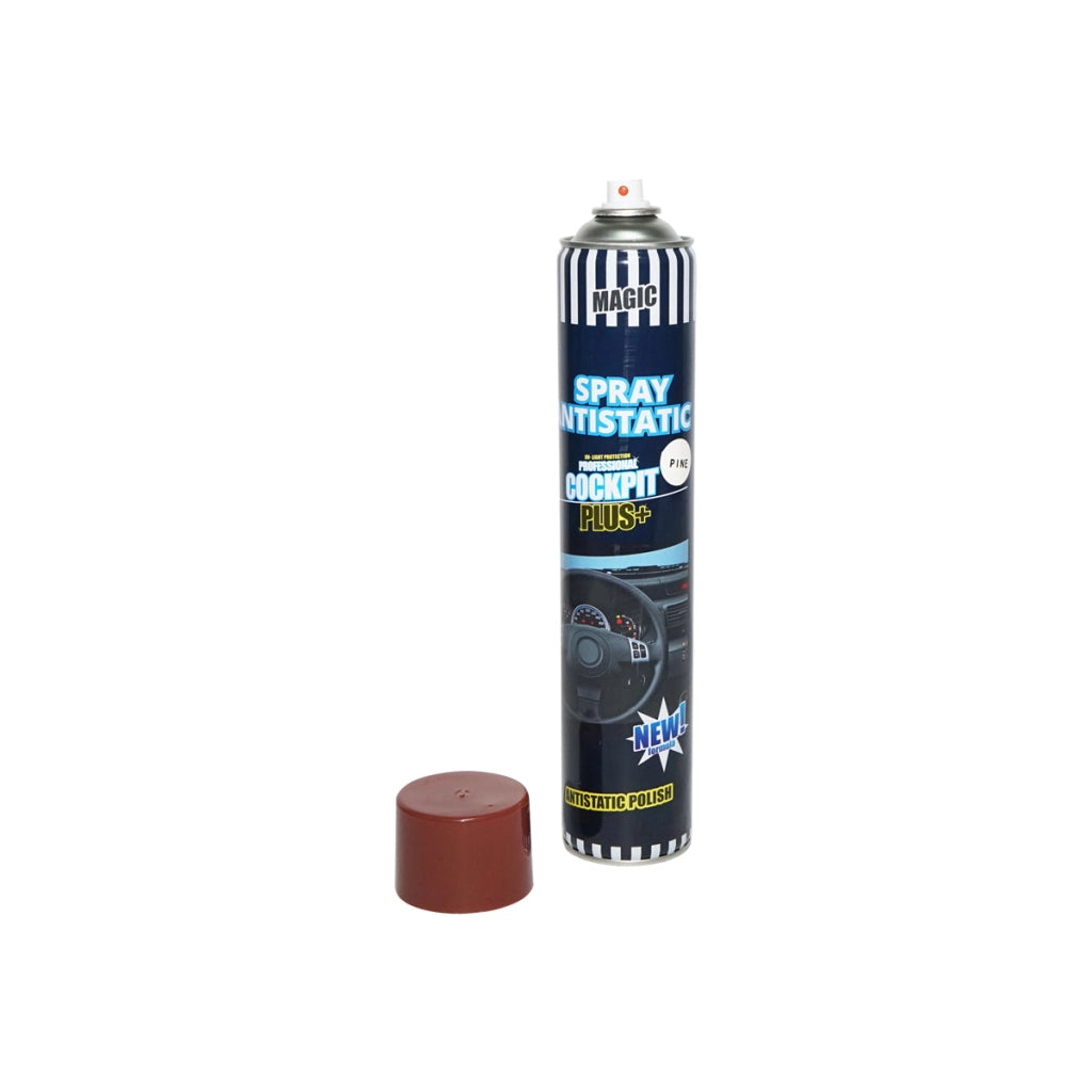 Spray Siliconico Antistatico per Cruscotto - Profumo di Pino - 750 ml