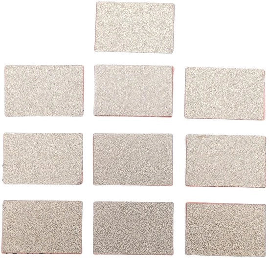 Piattaforma di stampa 3D PEI - 10 pezzi - Afdrukkap flexibile - Adatta per QIDI Plus 4 - Afdrukbed 25x16.4x0.8 mm - Coating PEI - Resistente a elevate temperature - Piattaforma di stampa 3D