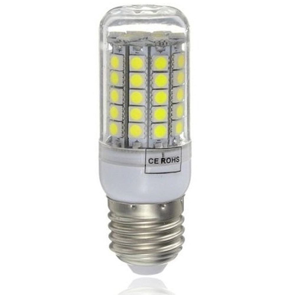 Trade Shop - Lampadina A 33 Led 5050smd Con Attacco E27 Da 8w Faretto Luce Bianco Freddo -