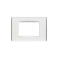 20653.B41 Placca Classic a 3 Moduli Reflex Ghiaccio Eikon