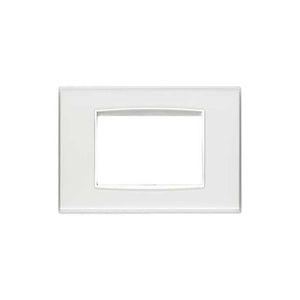 20653.B41 Placca Classic a 3 Moduli Reflex Ghiaccio Eikon