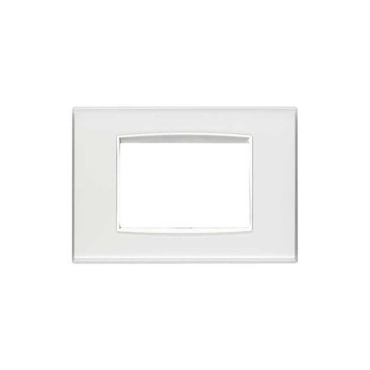 20653.B41 Placca Classic a 3 Moduli Reflex Ghiaccio Eikon