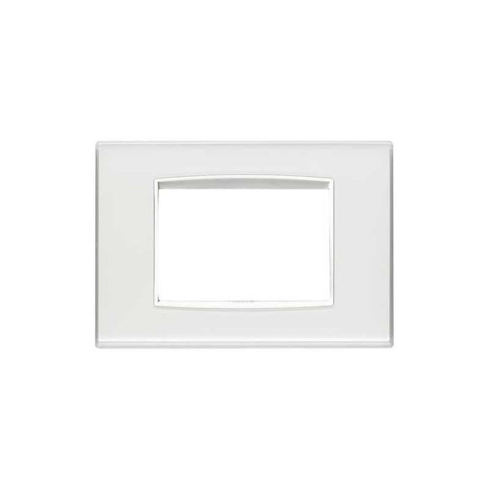 20653.B41 Placca Classic a 3 Moduli Reflex Ghiaccio Eikon