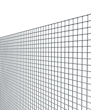 rete per recinzione elettrosaldata zincata maglia mm 8,3x8,3 h 100 cm 25 mt cod:ferx.2065