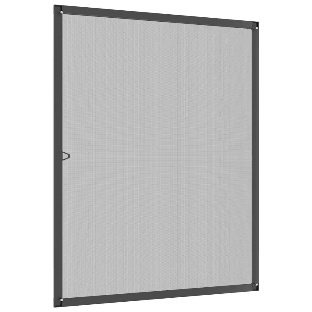 Zanzariera per Finestre Antracite 80x100 cm 153837