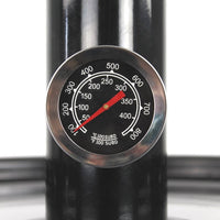 Barbecue Affumicatore a Carbone Carbonella 46,5x42,5x101 cm Griglia Ø47 cm Barrel Nero