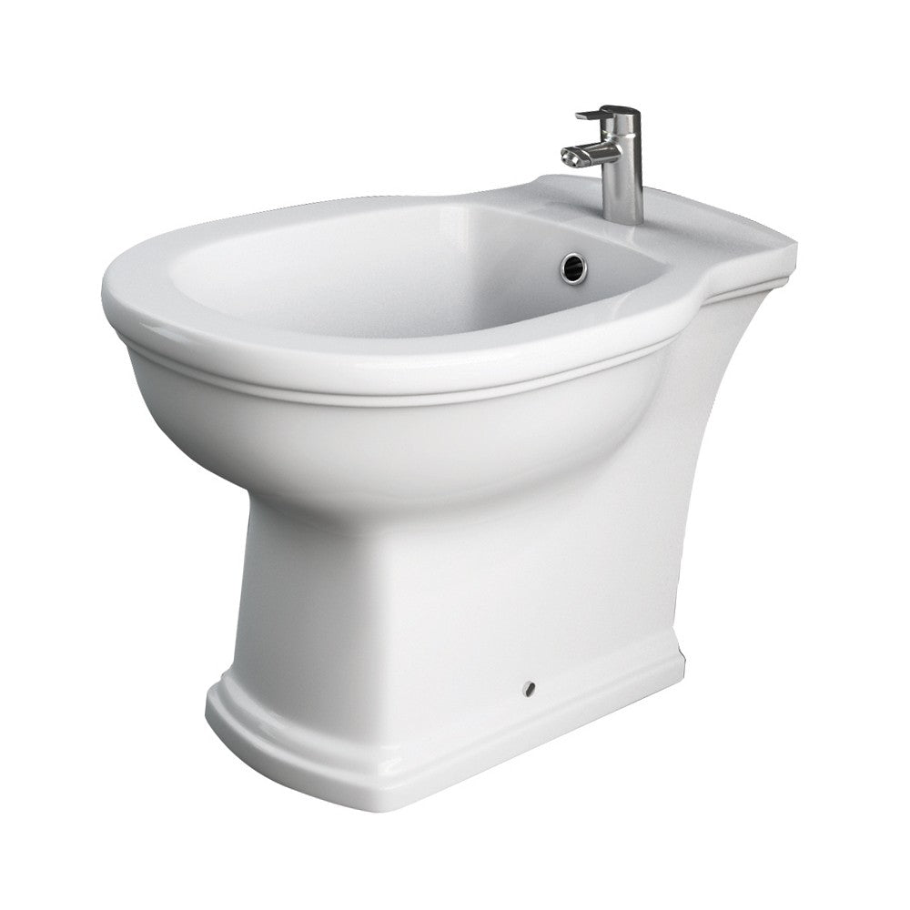 Bidet in ceramica a pavimento - serie washington