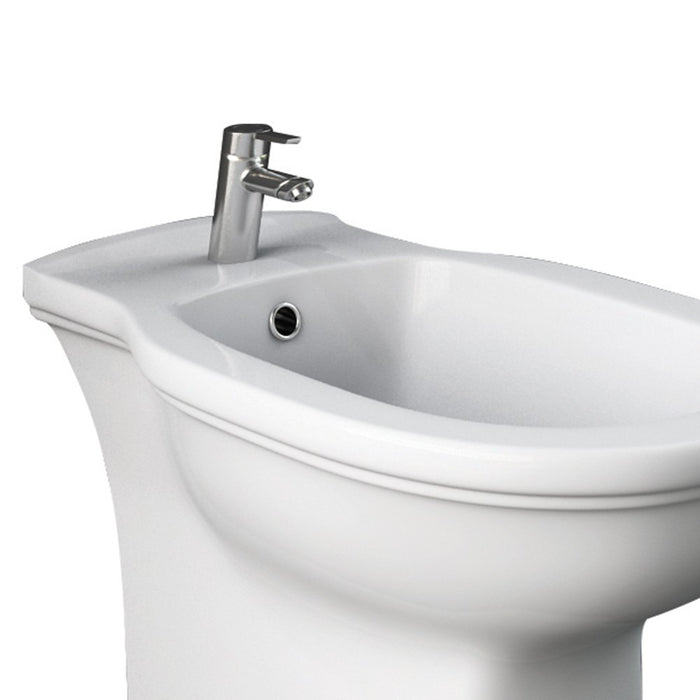 Bidet in ceramica a pavimento - serie washington