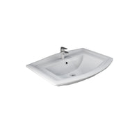 Lavabo in ceramica 65 cm - serie washington