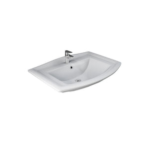 Lavabo in ceramica 65 cm - serie washington