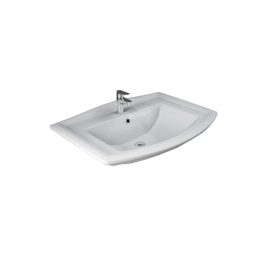 Lavabo in ceramica 65 cm - serie washington