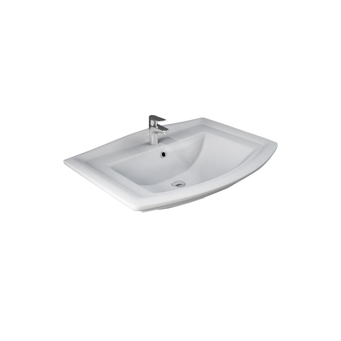 Lavabo in ceramica 65 cm - serie washington