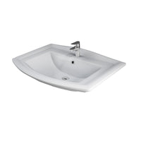 Lavabo in ceramica 65 cm - serie washington