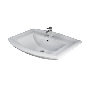 Lavabo in ceramica 65 cm - serie washington