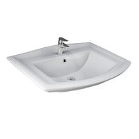 Lavabo in ceramica 65 cm - serie washington