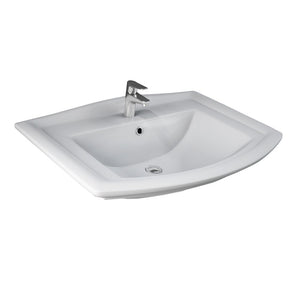 Lavabo in ceramica 65 cm - serie washington