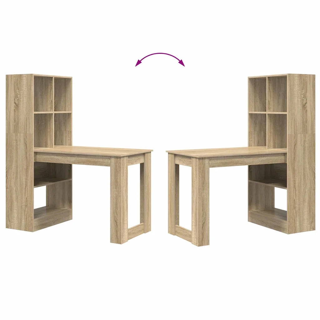 Scrivania Rovere Sonoma Legno ingegnerizzato 122 x 67 x 145 cm 3337259