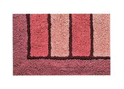 Tappeto Da Bagno Antiscivolo Disegno Line Colore Rosa - 60x110 - Rosa