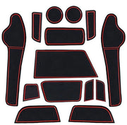 Matten Antislip in Gomma per Console Centrale compatibili con Opel Crossland X SUV 2018-2024, 14 pezzi