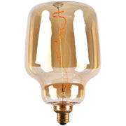 Lampadina LED Filament S180 Amber E27 4W 260lm 1800K