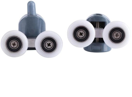Accessori per doccia - Ruote di sostituzione - Accessori per la doccia - Silenziose - Adatte per porte in vetro da 5/6 mm - Ruote per doccia