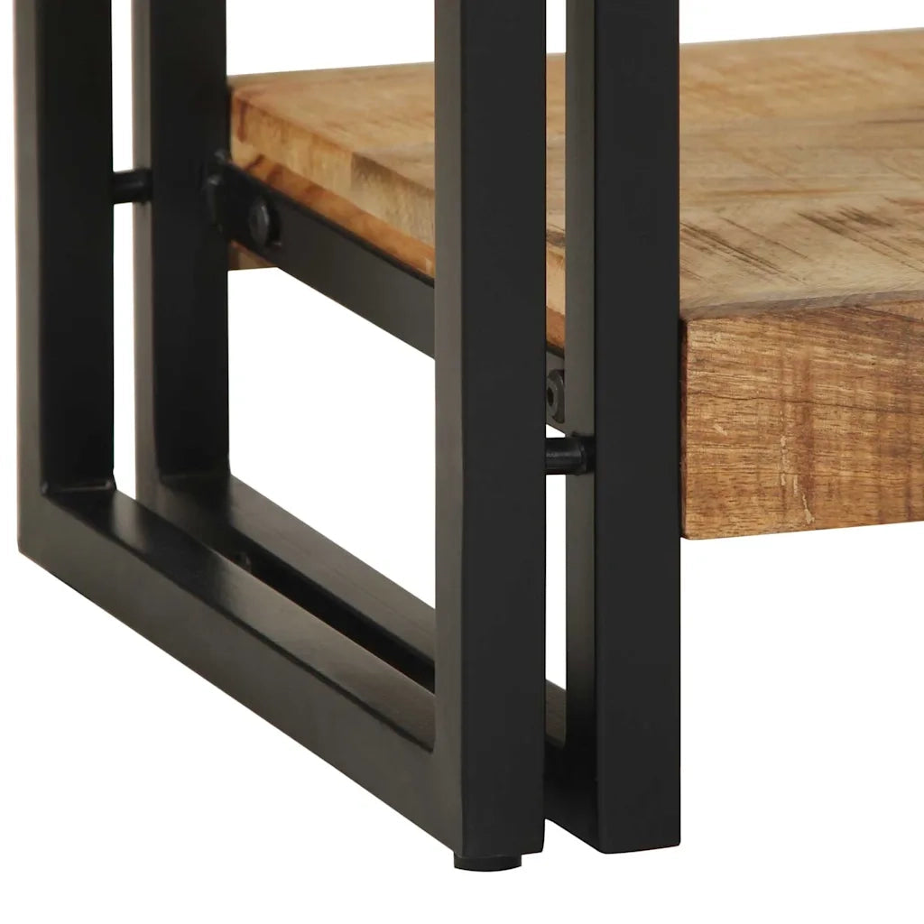 Tavolo consolle con cassetto Marrone legno massello di mango 4102733